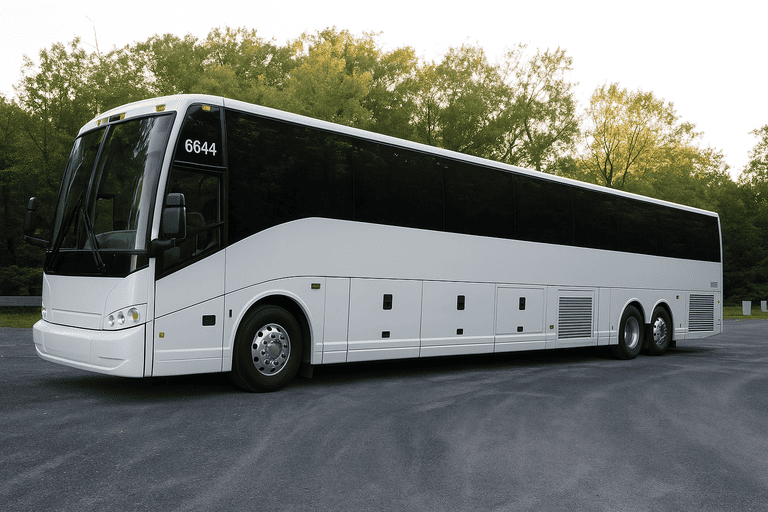 exterior of Allentown Coach Bus Service coach bus