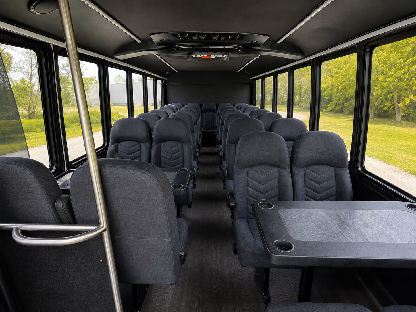 allentown 15 passenger minibus inside