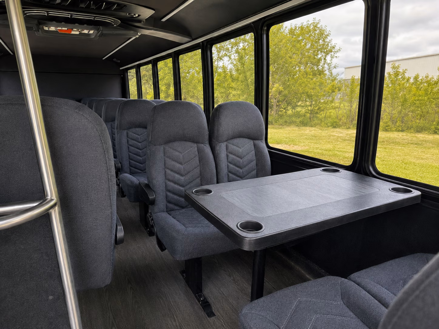 allentown 18 passenger minibus inside