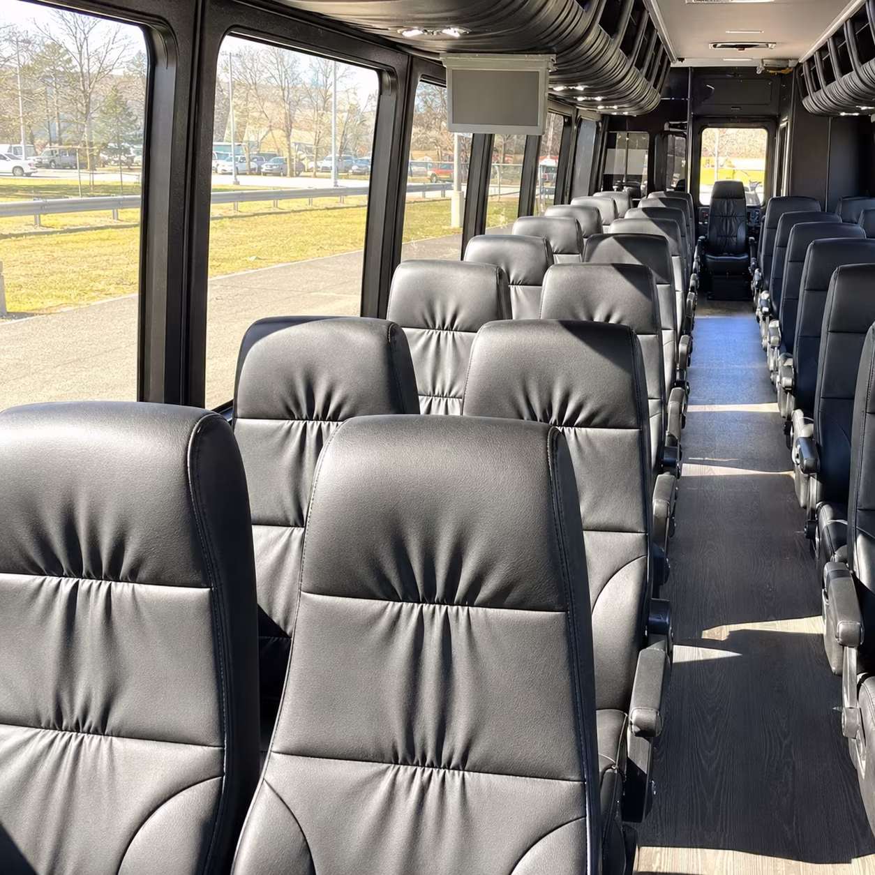 allentown 25 passenger minibus inside