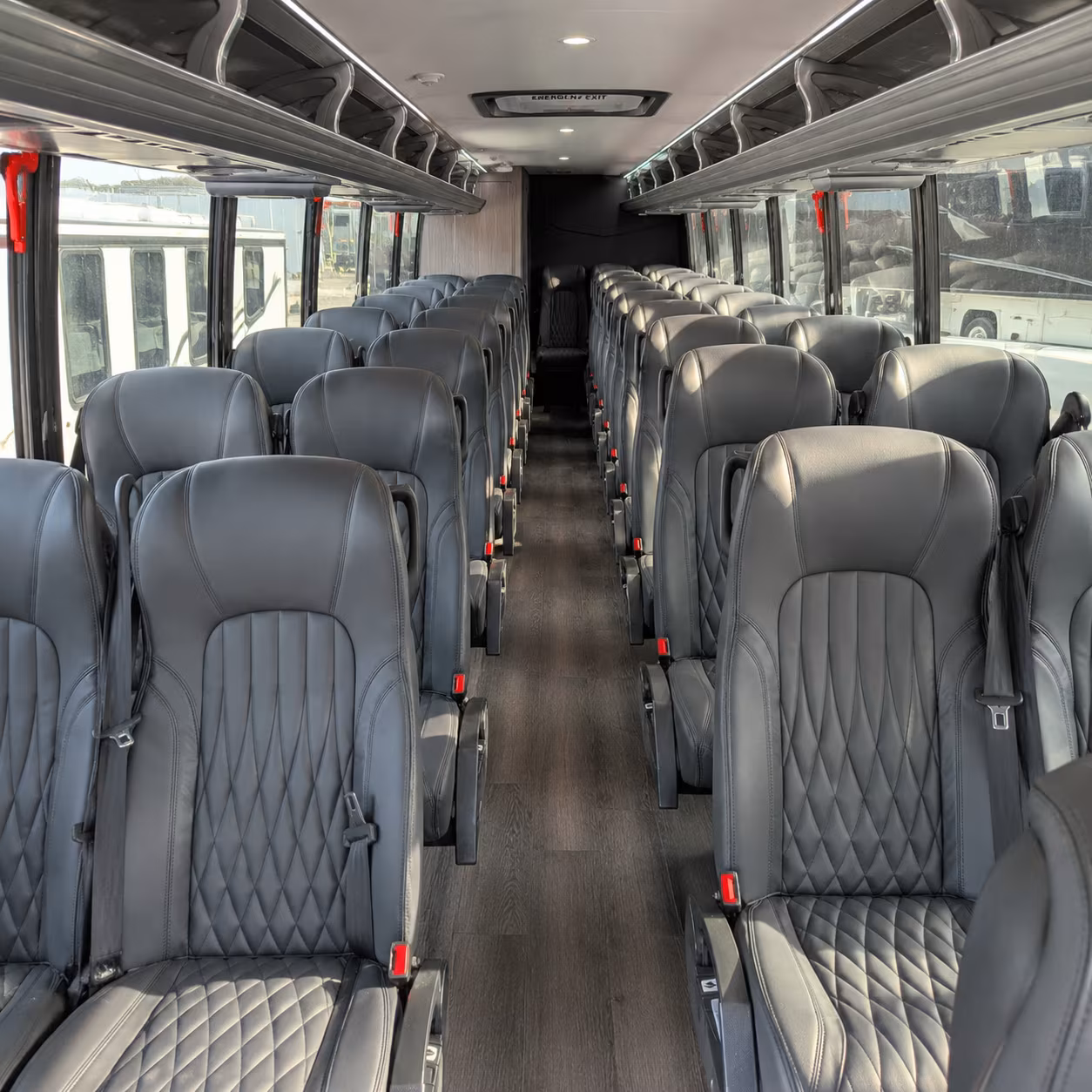 allentown 30 passenger minibus inside
