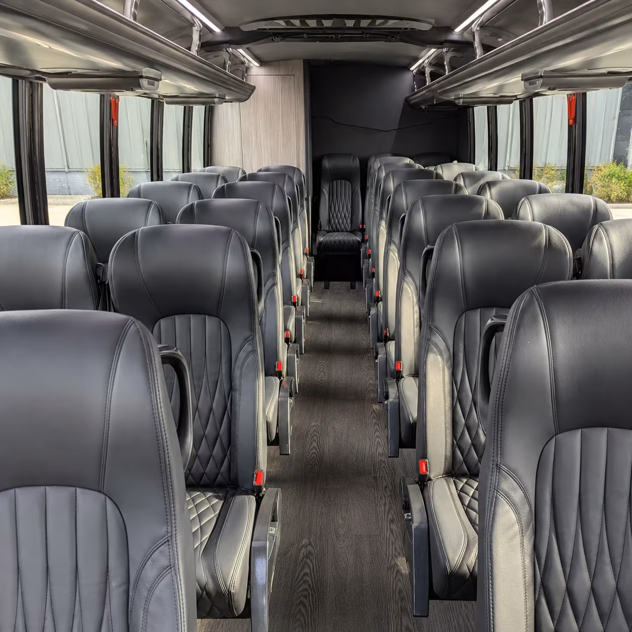 allentown 30 passenger minibus interior