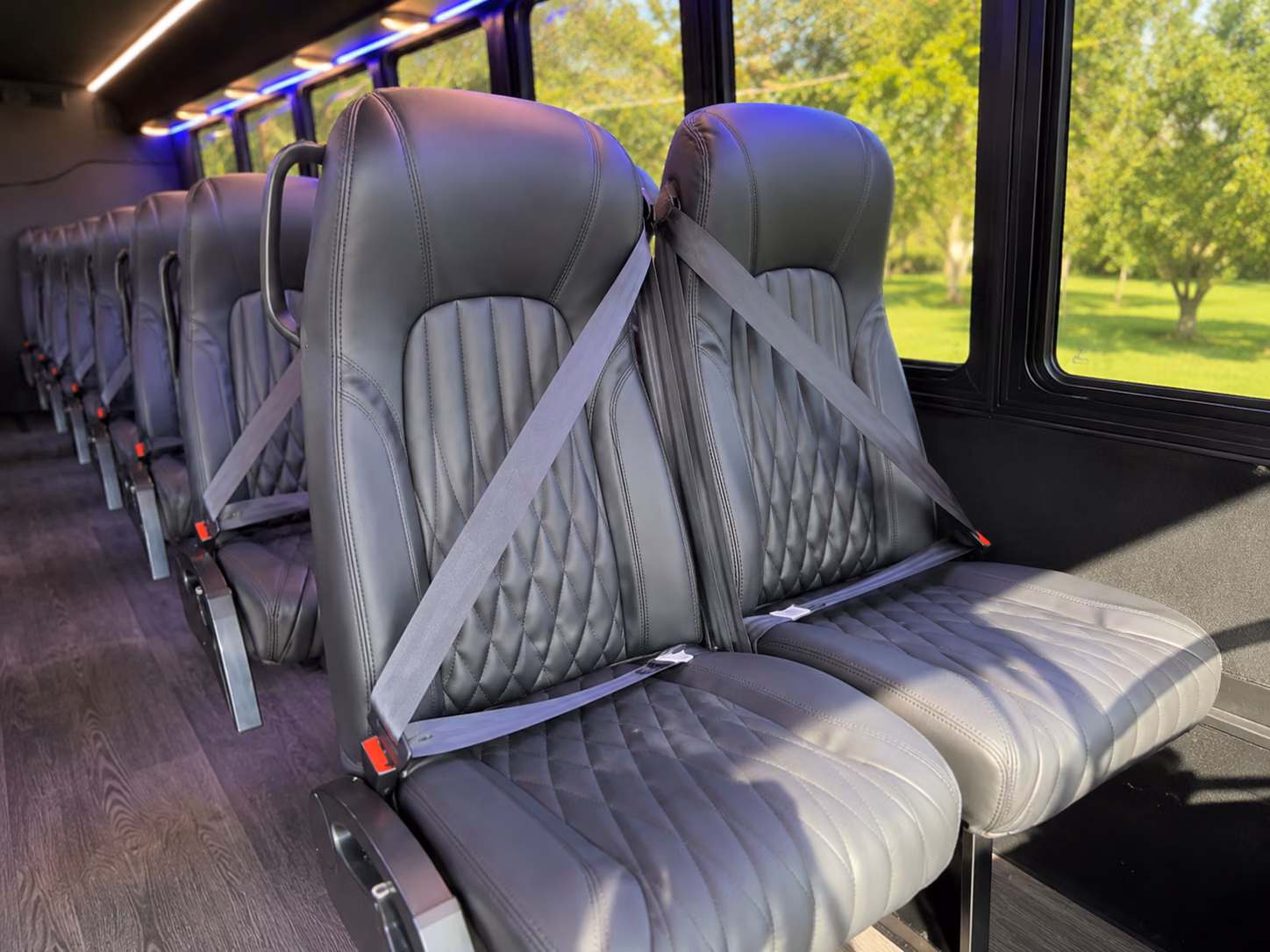 allentown corporate event transportation onboard seating
