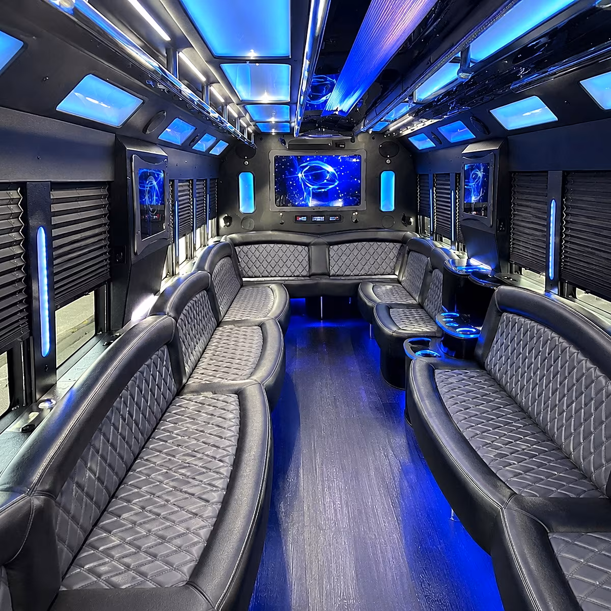 allentown party bus interior