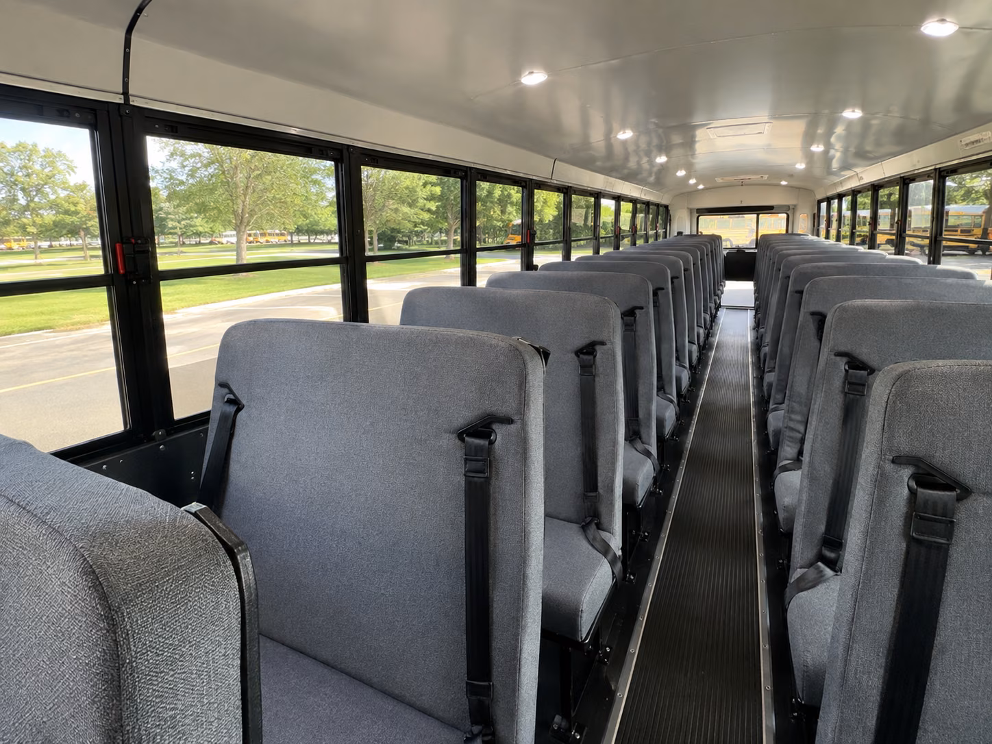 allentown school bus interior