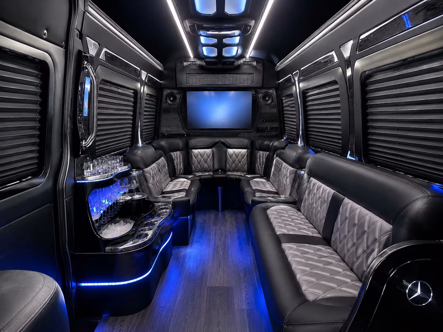 allentown sprinter limousine interior