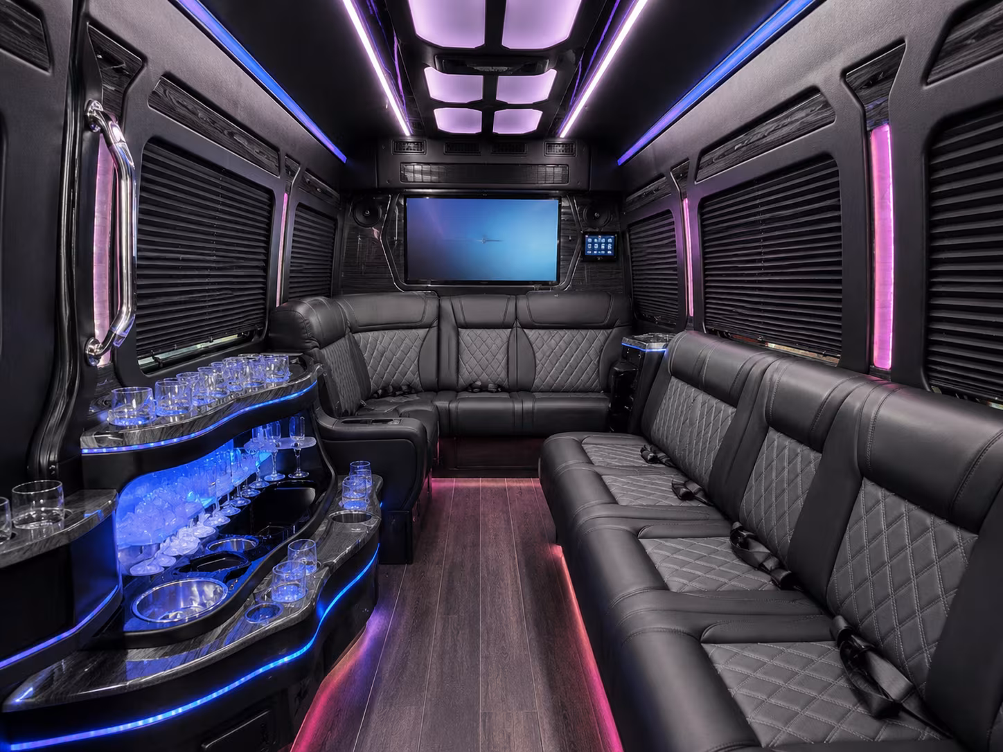 shuttle buses to outdoor amphitheater shows and summer concert series