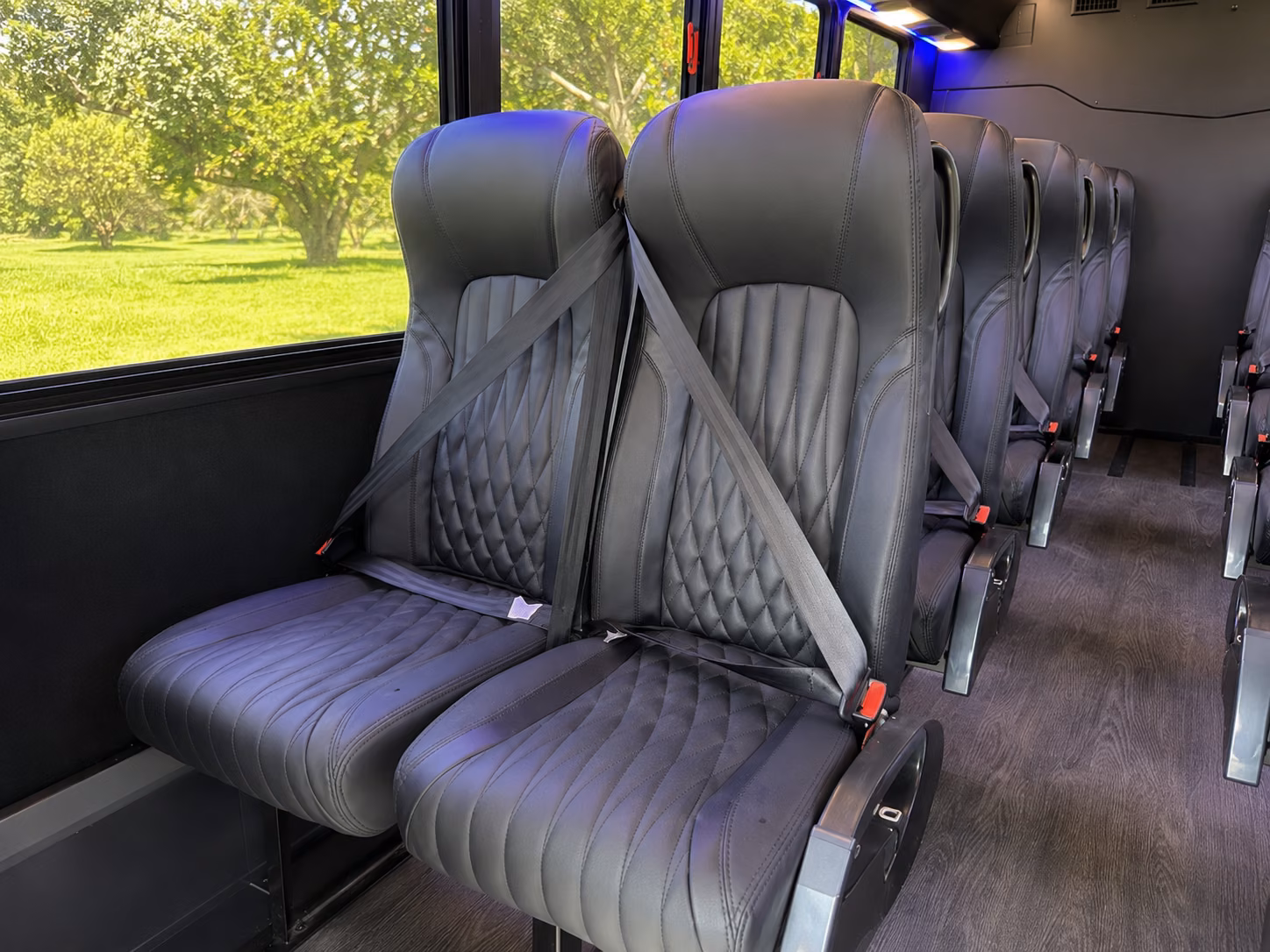 wedding guest shuttle buses between allentown hotels and venues